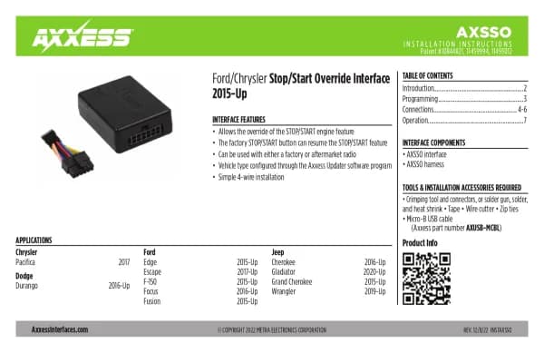 Axxess AXSSO