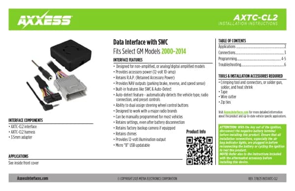 Axxess AXTC-CL2