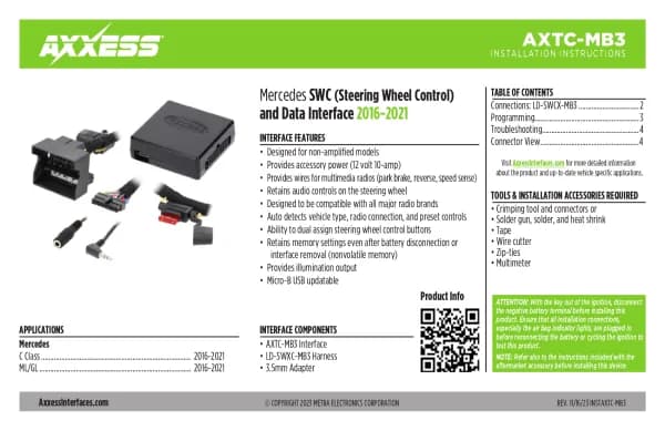 Axxess AXTC-MB3