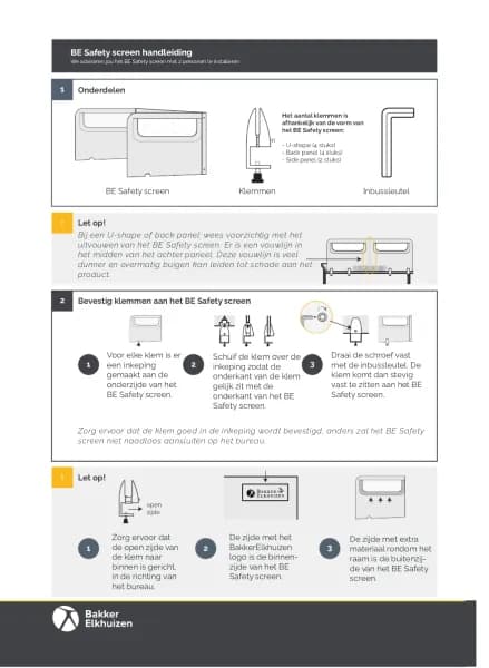 BakkerElkhuizen BE Safety Screen U