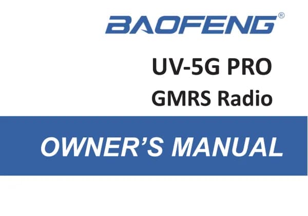 Baofeng UV-5G PRO