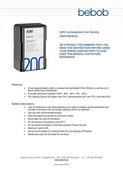 Bebob A200