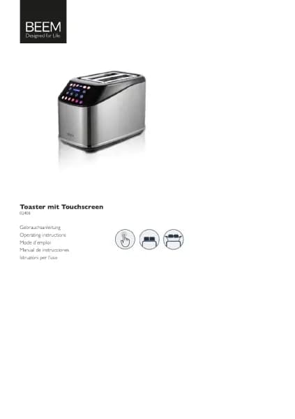 Beem Toaster 02408