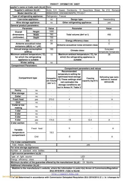 BEKO GNO46624MXPN