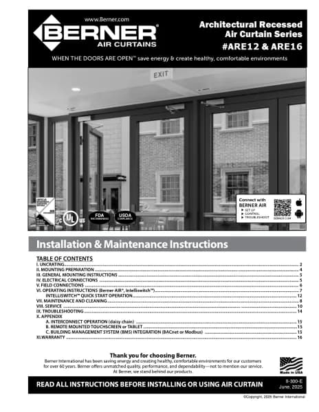 Berner Architectural Recessed 16