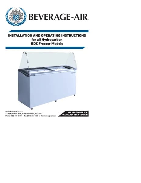 Beverage-Air BDC-HC-12