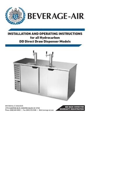 Beverage-Air DD94HC-1-B-12T-ALT