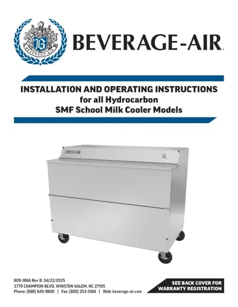 Beverage-Air Forced Air SMF49HC-1-S