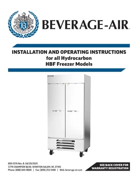 Beverage-Air Horizon HBF27HC-1-HG
