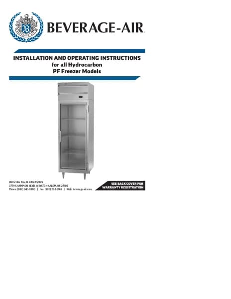 Beverage-Air PF2HC-1AS