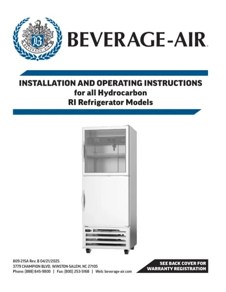 Beverage-Air RI18HC-HS