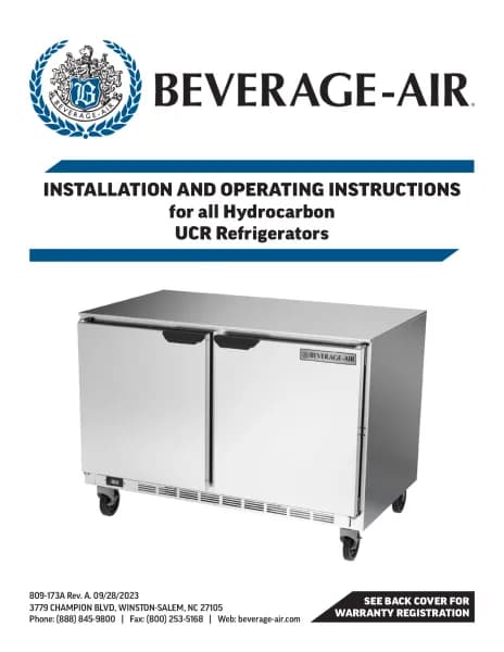 Beverage-Air UCR20HC-24-ADA
