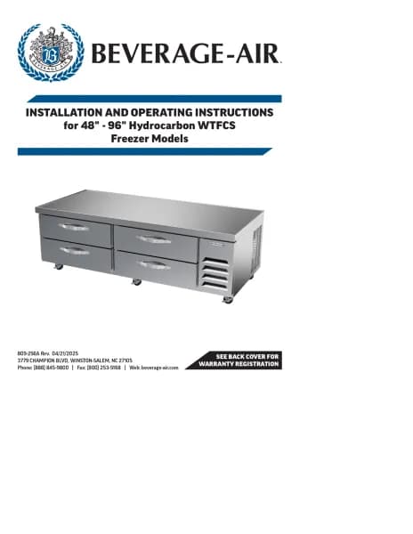 Beverage-Air WTFCS96HC