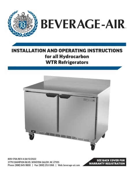 Beverage-Air WTR93AHC