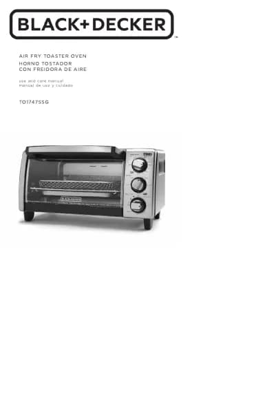 Black Decker Crisp 'N Bake TO1747SSG