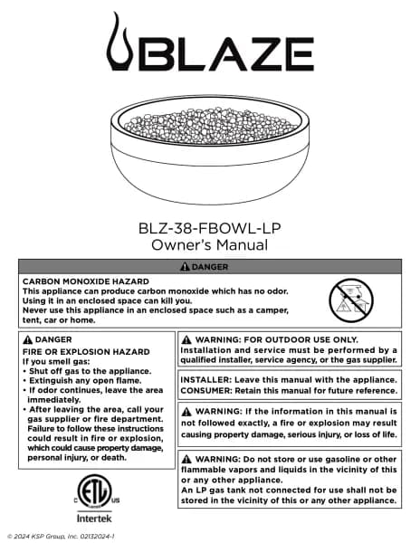 Blaze BLZ-38-FBOWL-LP
