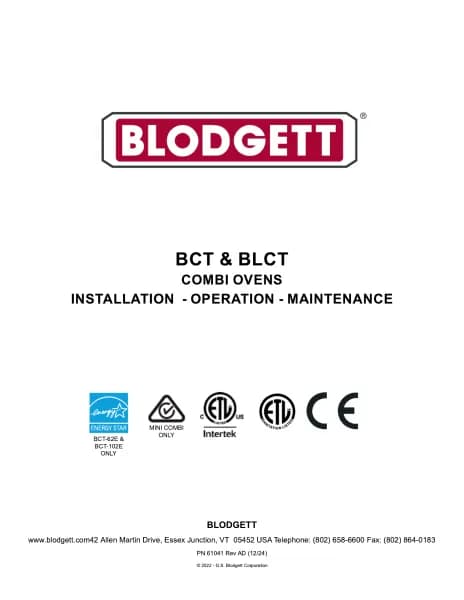 Blodgett BCT-101G
