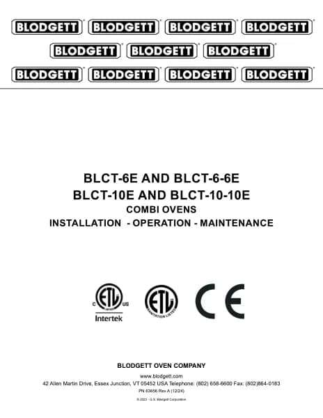 Blodgett BLCT-6E