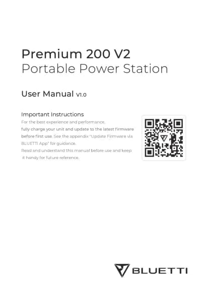 Bluetti Premium 200 V2
