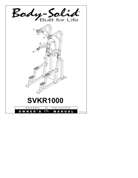 Body Solid Pro Clubline SVKR1000