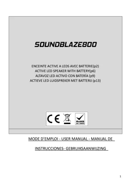 BoomTone DJ SOUNDBLAZE 800