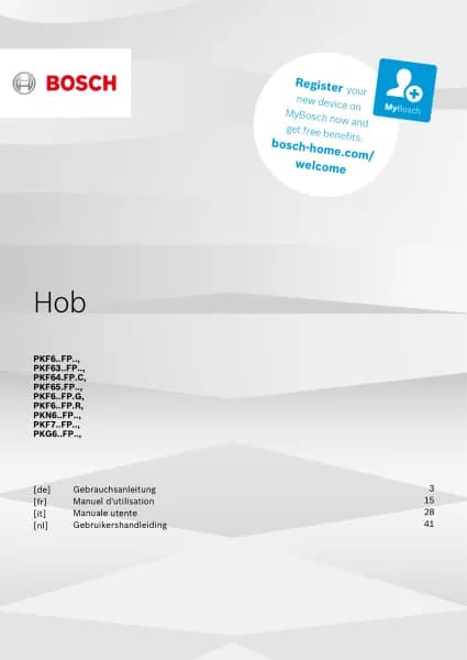 Bosch PKF645FP2C