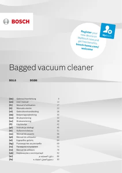 Bosch Serie 6 BGL6BA3