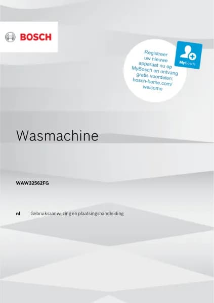 Bosch WAW32562FG