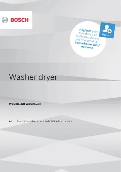 Bosch WDU28560SA