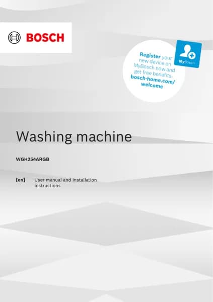 Bosch WGH254ARGB