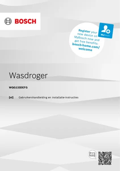 Bosch WQG133DEFG
