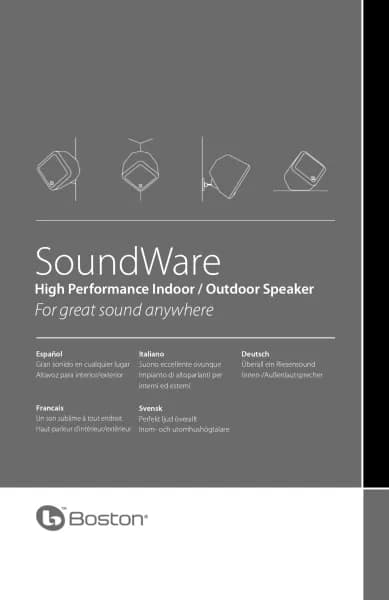 Boston Acoustics SoundWare black