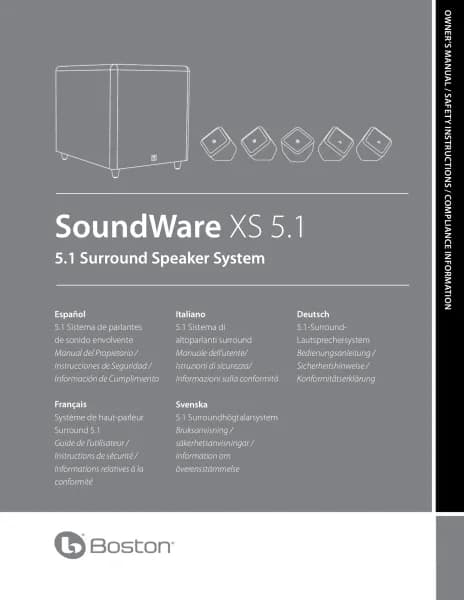 Boston Acoustics SoundWare XS 5.1