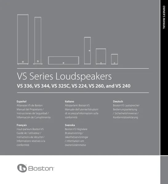 Boston Acoustics VS 325C