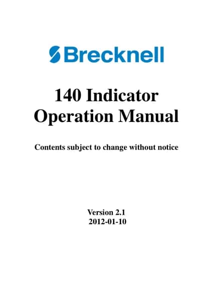 Brecknell SBI-140