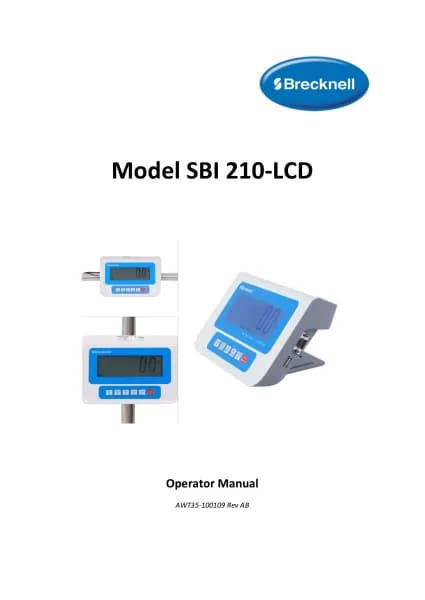 Brecknell SBI 210-LCD