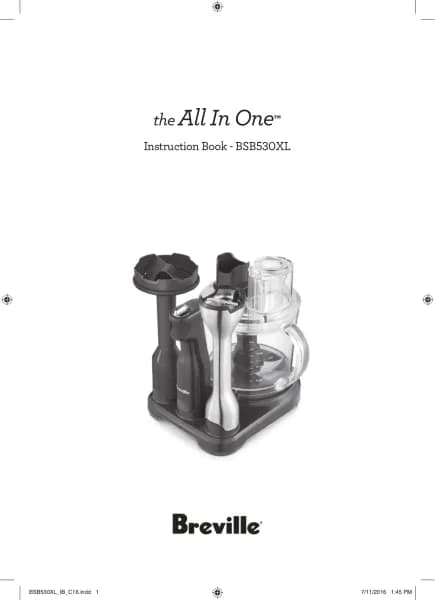 Breville the All in One BSB530XL