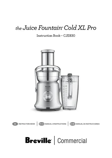 Breville the Juice Fountain Cold XL BJE830