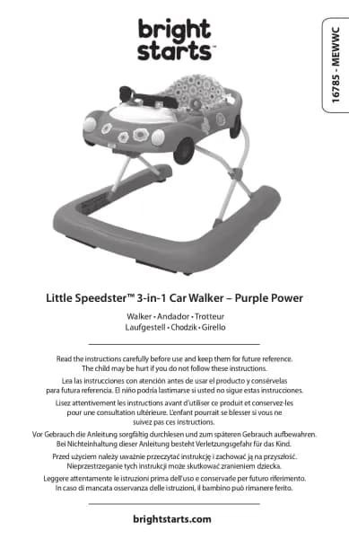 Bright Starts Little Speedster