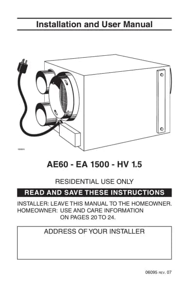 Broan AE60
