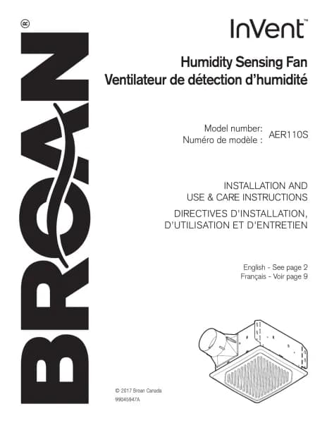 Broan Roomside AER110S
