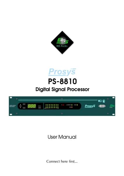 BSS Audio Prosys PS-8810