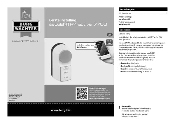 Burg Wächter secuENTRY active 7700