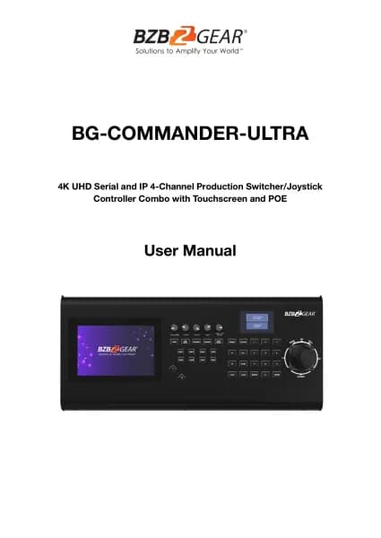 BZBGear BG-COMMANDER-ULTRA