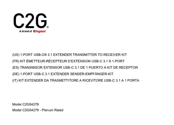 C2G 54279