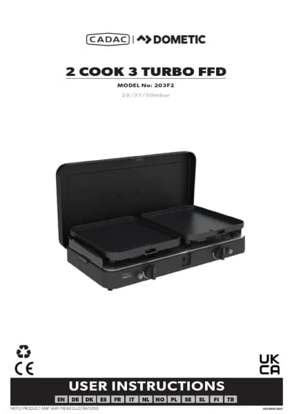 Cadac 2 Cook 3 Turbo FFD