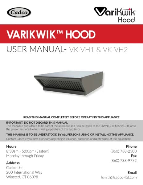 Cadco VariKwik VK-VH1