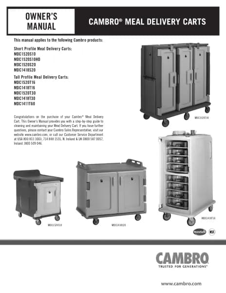 Cambro MDC1520S10HD