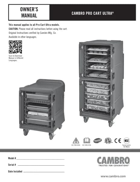 Cambro PCU1000