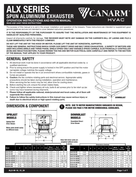 Canarm ALX150-UD050EC